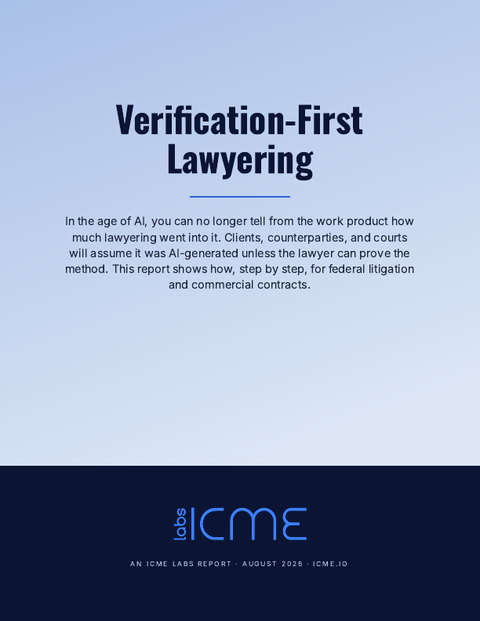 Verification-First Lawyering cover