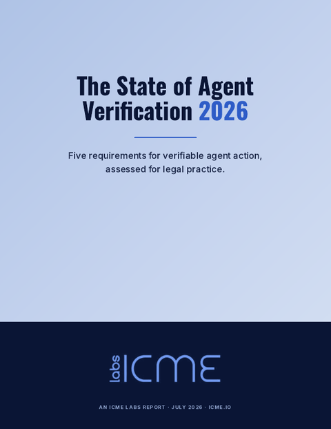 State of Agent Verification 2026 cover